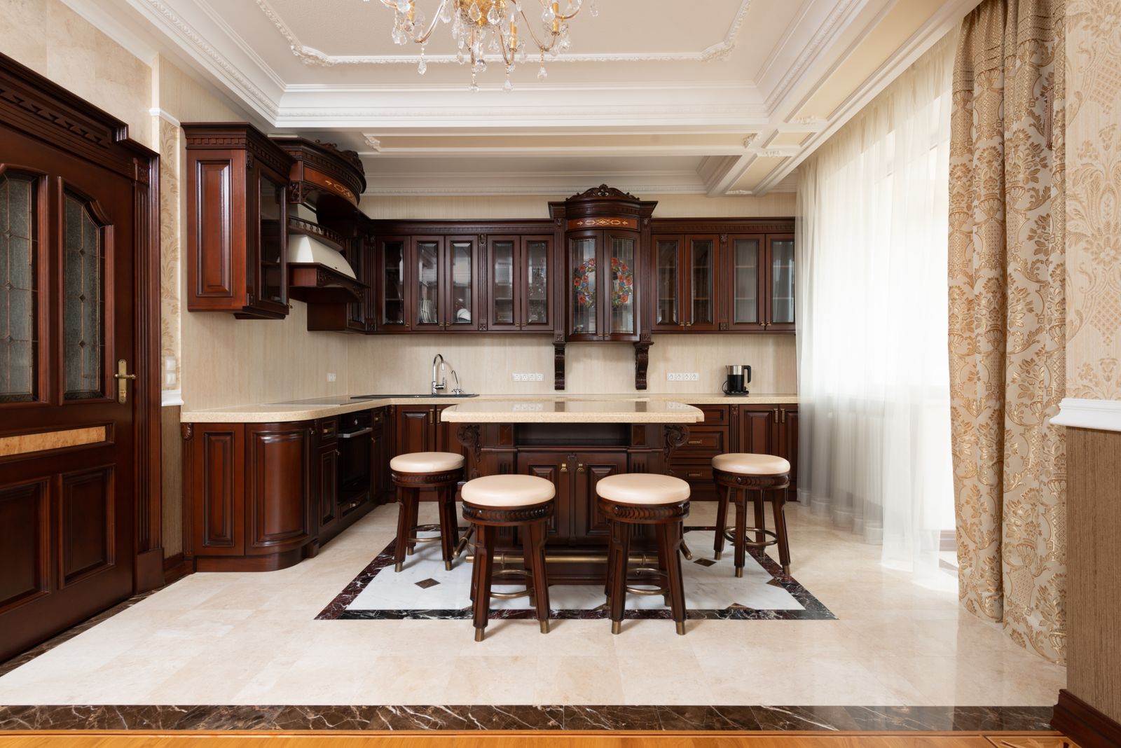 Kitchen and pantry in a luxury Scottsdale residence